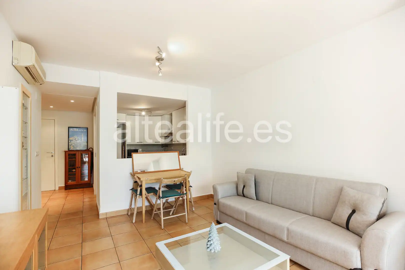 Sala d'estar de Apartament en venda en Altea amb Aire condicionat, Calefacció i Terrassa