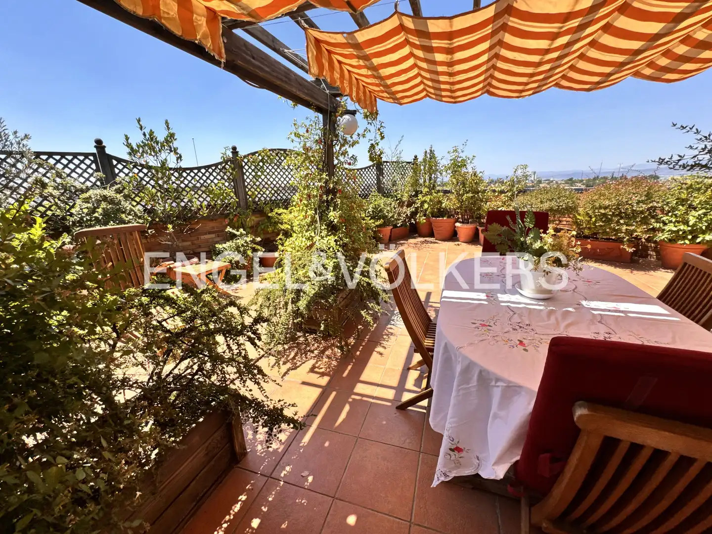 Terraza de Ático de alquiler en Majadahonda con Aire acondicionado, Calefacción y Jardín privado