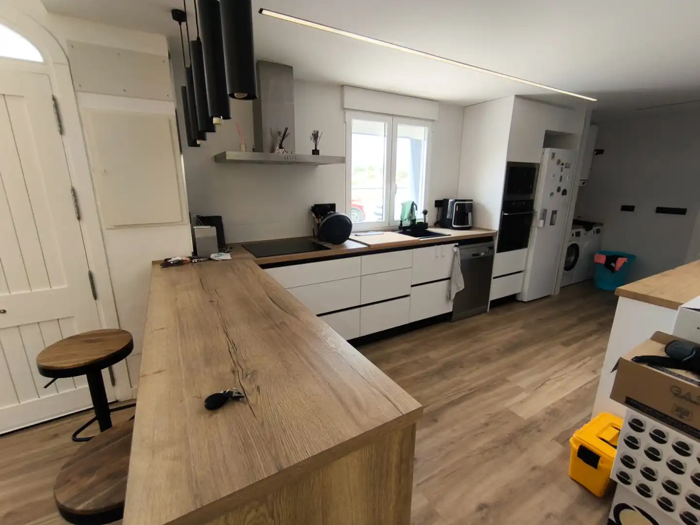 Cocina de Casa adosada en venta en Murcia con Aire acondicionado, Calefacción y Parquet