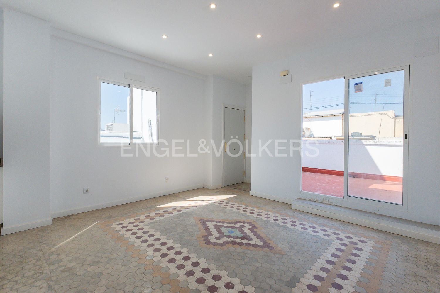 Sala d'estar de Àtic en venda en  Valencia Capital amb Calefacció i Terrassa