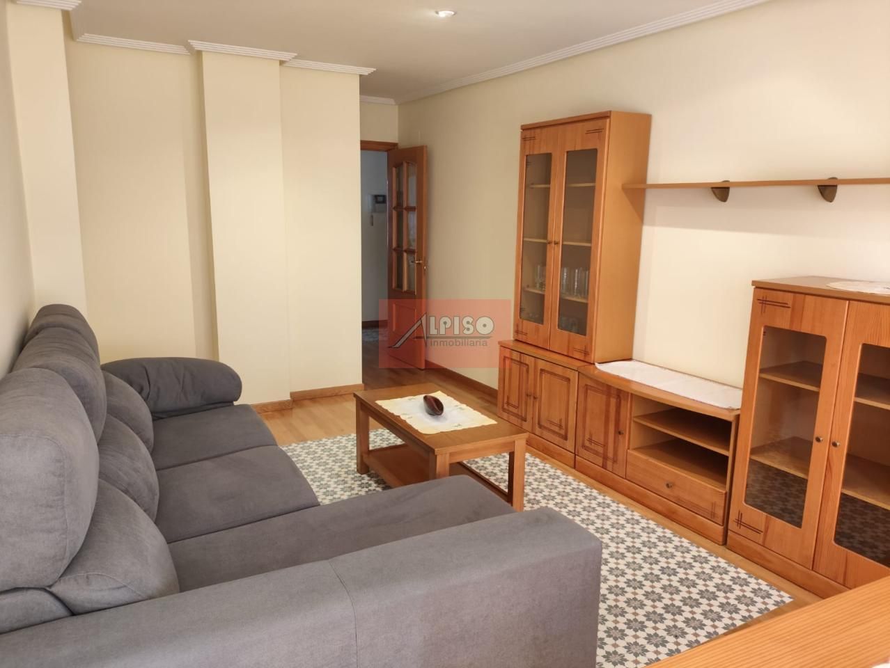 Sala d'estar de Pis de lloguer en Ourense Capital  amb Calefacció i Moblat