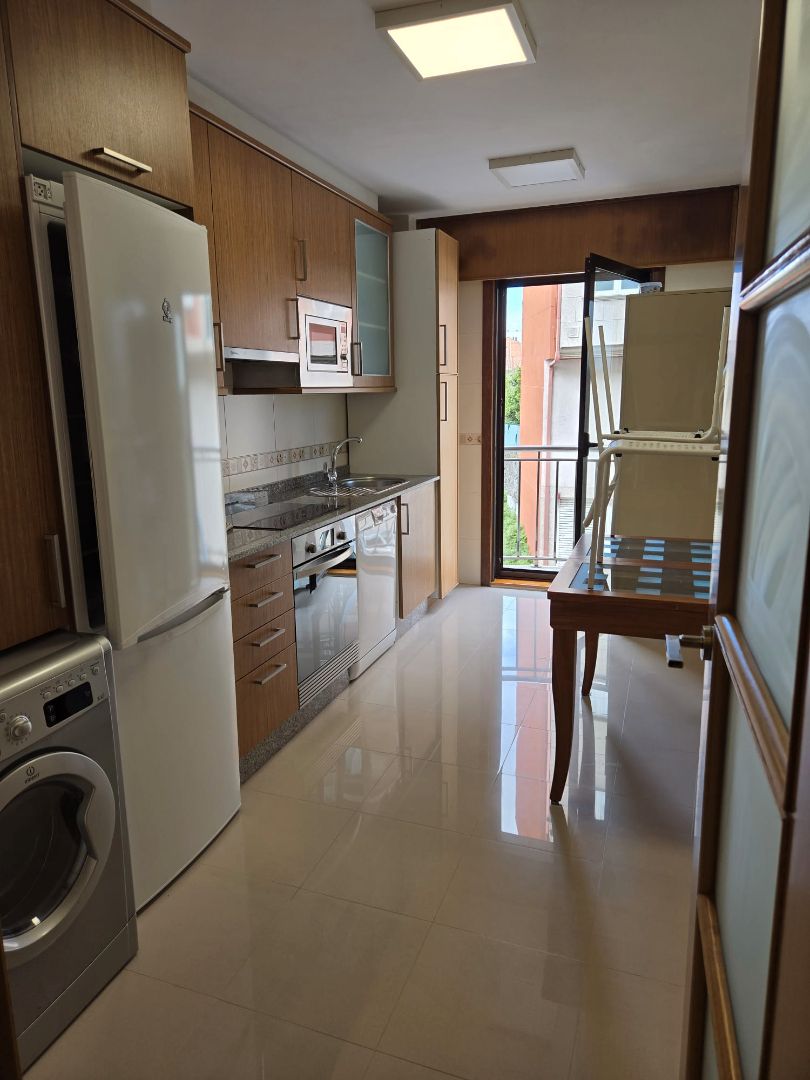 Kitchen of Flat for sale in Arteixo  with Private garden, Parquet flooring and Furnished