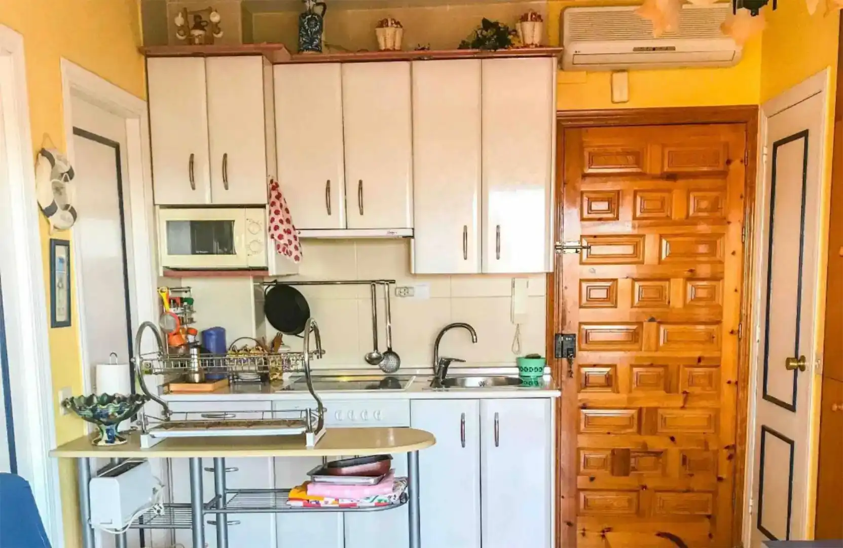 Küche von Wohnung zur Miete in Cabo de Gata mit Klimaanlage, Möbliert und Ofen