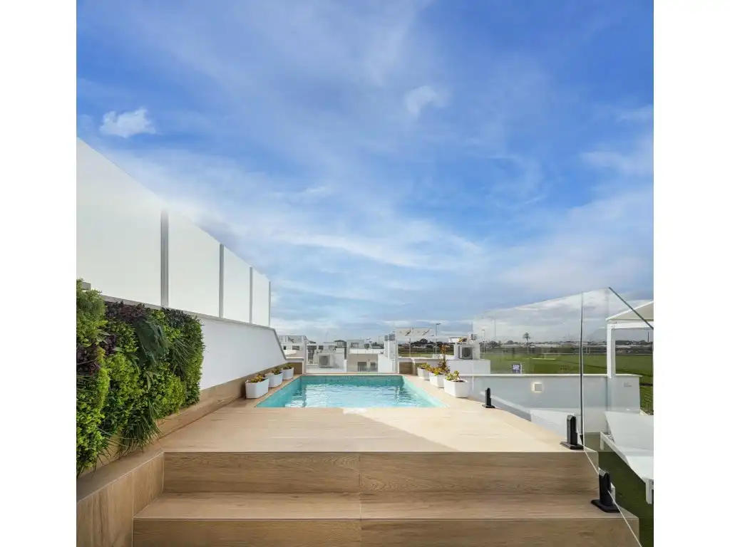 Piscina de Casa o chalet en venta en Pilar de la Horadada con Aire acondicionado, Jardín privado y Piscina