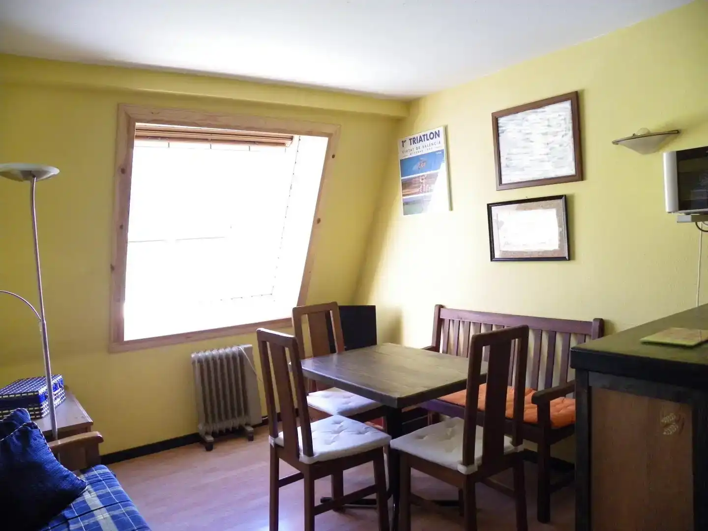Dining room of Flat for sale in Jaca  with Parquet flooring, Storage room and Furnished