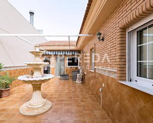 Terrace of Single-family semi-detached for sale in Roquetas de Mar  with Air Conditioner, Private garden and Parquet flooring