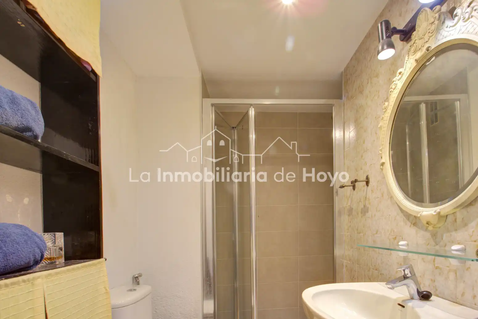 Badezimmer von Wohnung zum Verkauf in Hoyo de Manzanares mit Heizung, Privatgarten und Abstellraum