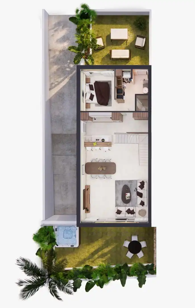 Maisonette zum Verkauf in Ses Salines mit Klimaanlage und Terrasse