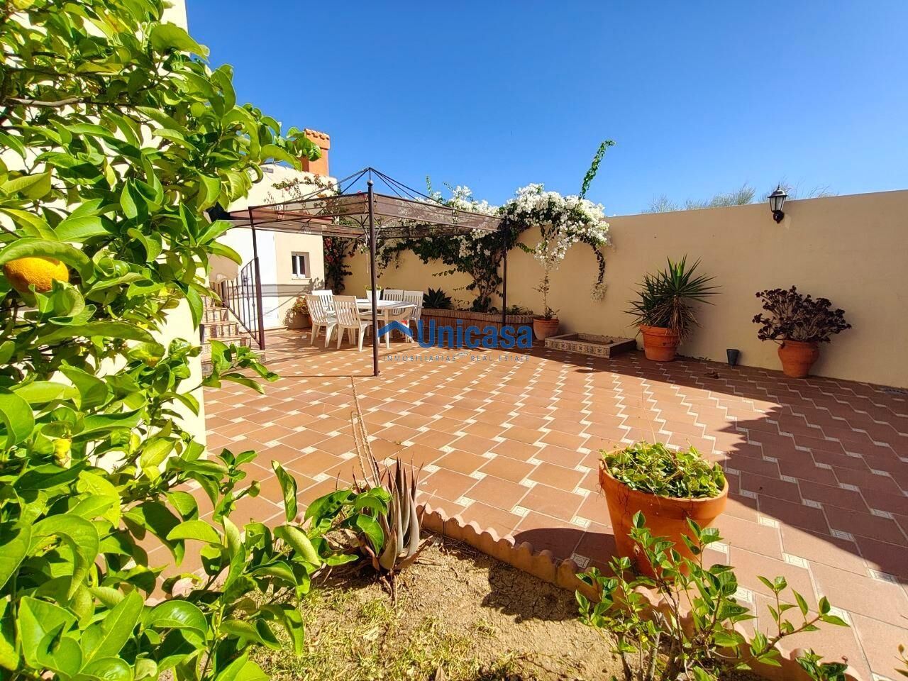 Garden of Single-family semi-detached for sale in Málaga Capital  with Air Conditioner, Terrace and Storage room