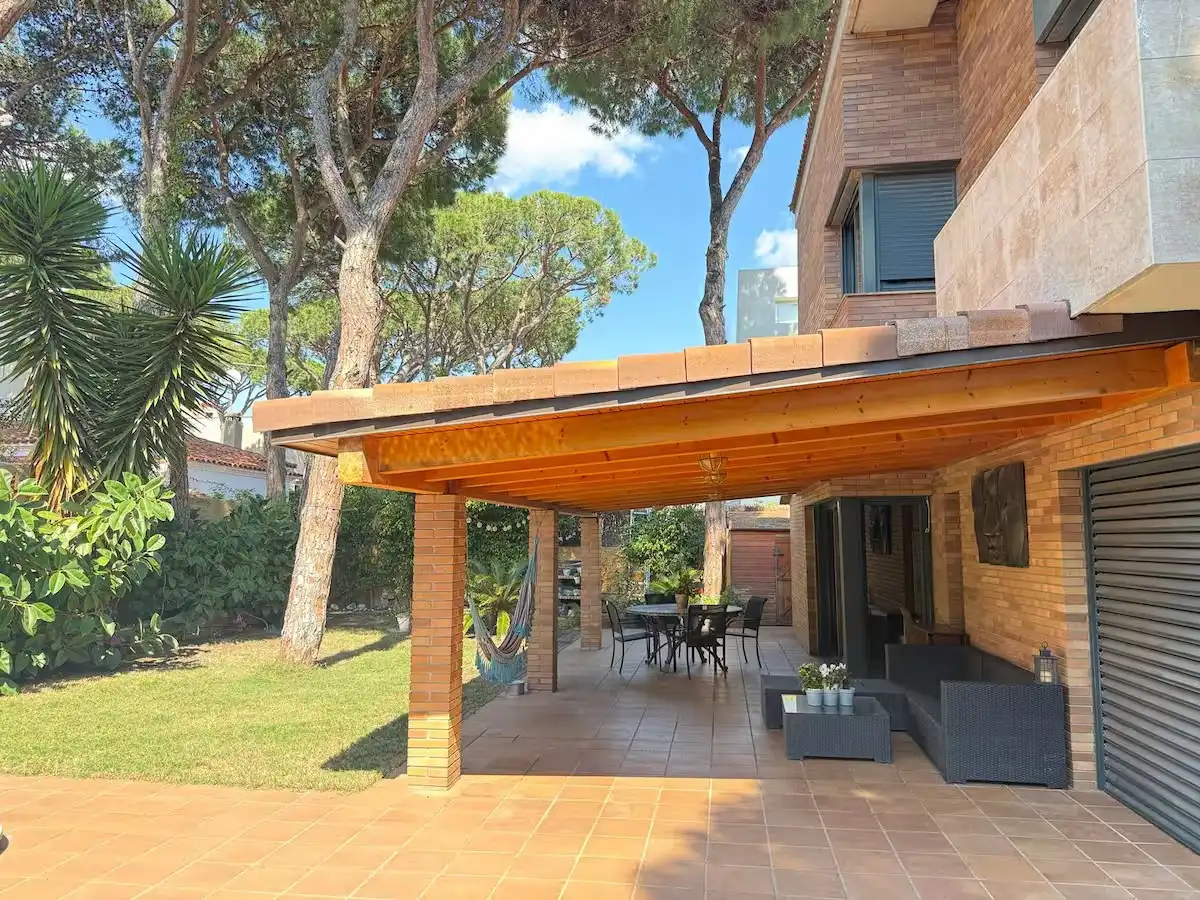 Terrace of Houses for rent in Castelldefels  with Air Conditioner, Private garden and Terrace