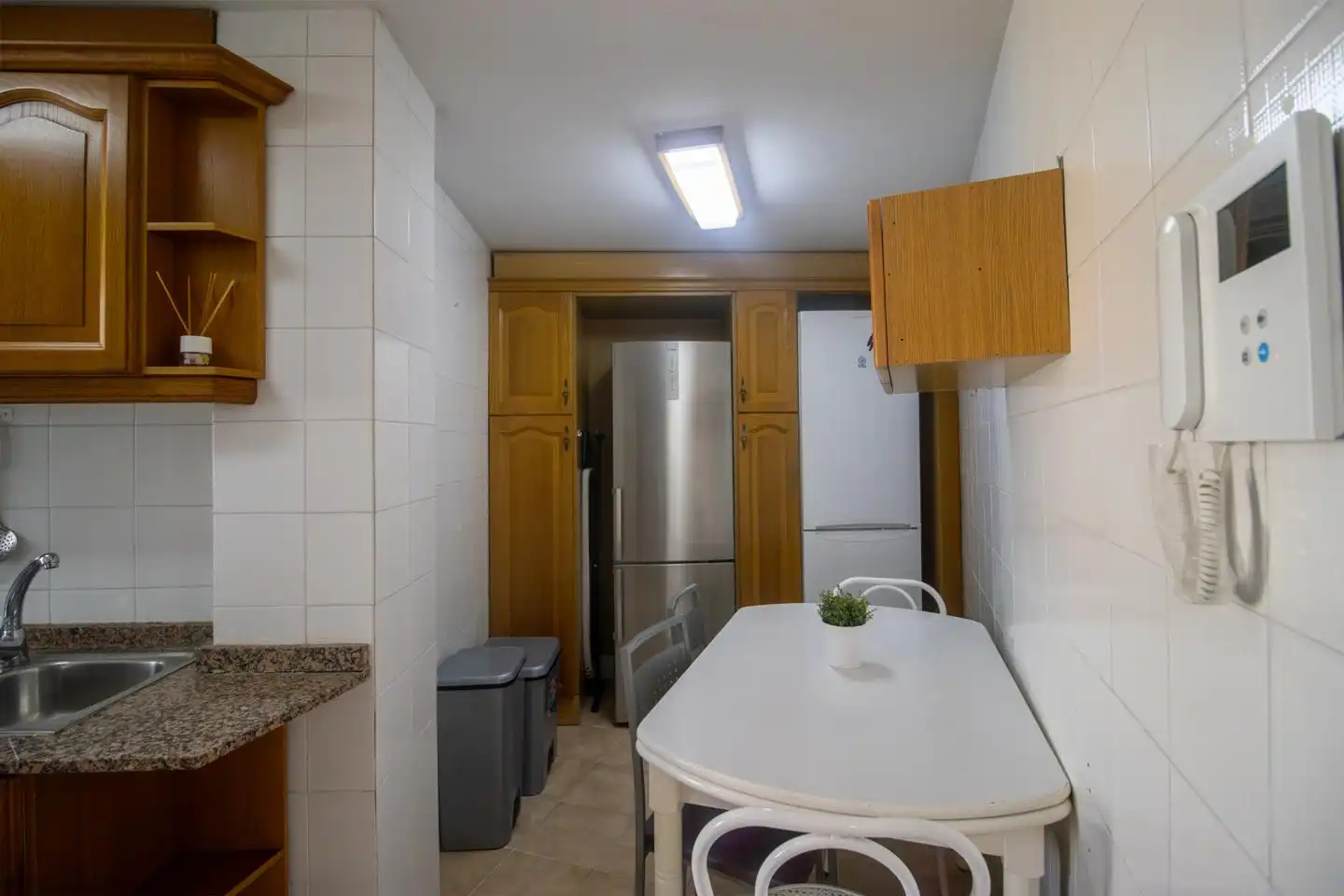 Kitchen of Flat for share in Valencia  with Air Conditioner and Furnished