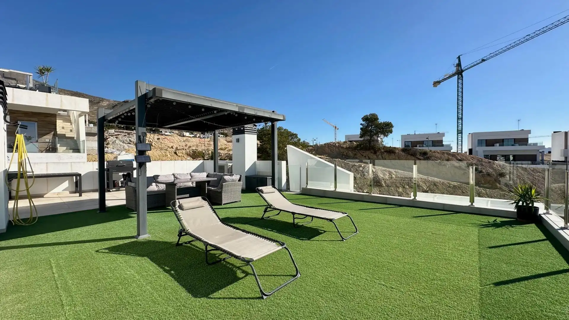 Terraza de Ático de alquiler en Finestrat con Aire acondicionado, Calefacción y Terraza