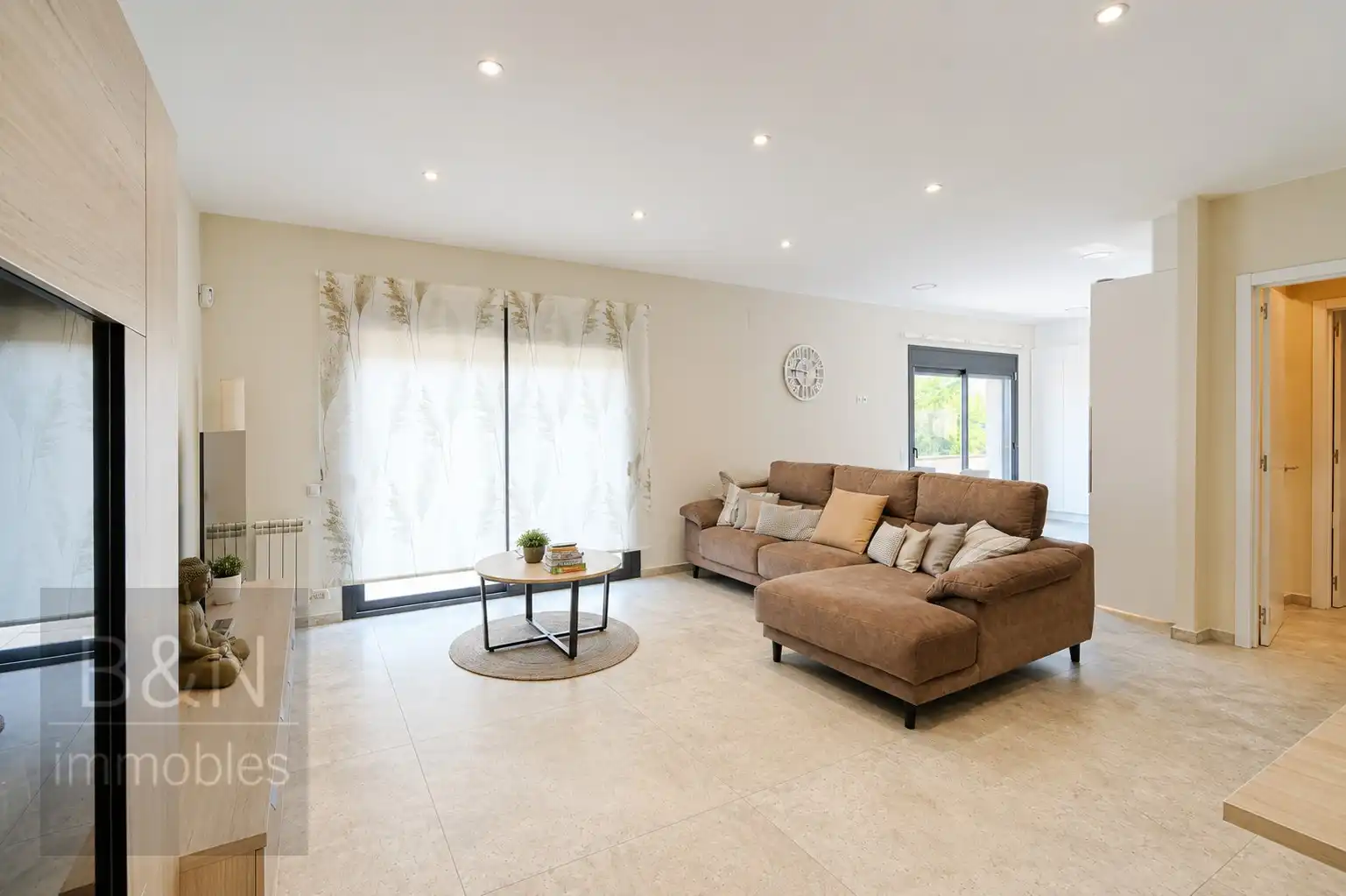 Sala de estar de Casa o chalet en venta en Terrassa con Aire acondicionado, Calefacción y Jardín privado
