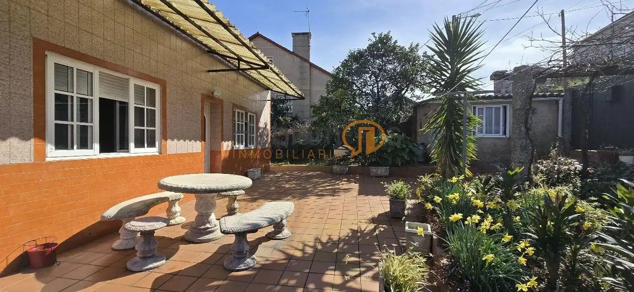 Terraza de Casa o chalet en venta en Vilagarcía de Arousa con Calefacción, Jardín privado y Terraza