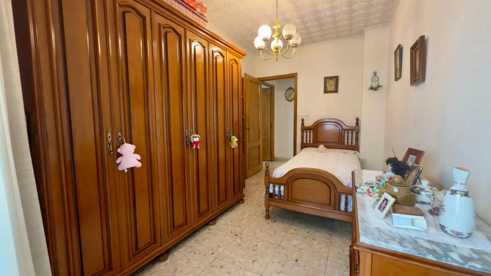 Bedroom of Flat for sale in Ourense Capital   with Heating, Storage room and Furnished