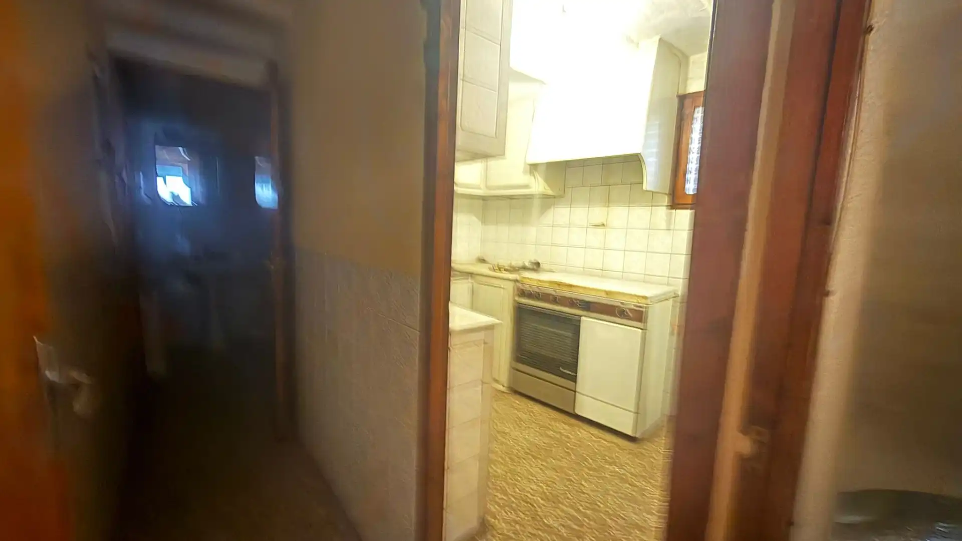 Küche von Einfamilien-Reihenhaus zum Verkauf in Portell de Morella mit Abstellraum, Möbliert und Balkon
