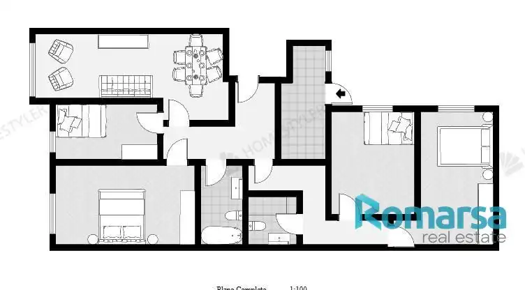 Flat for rent in De Fivasa, Santo Tomás