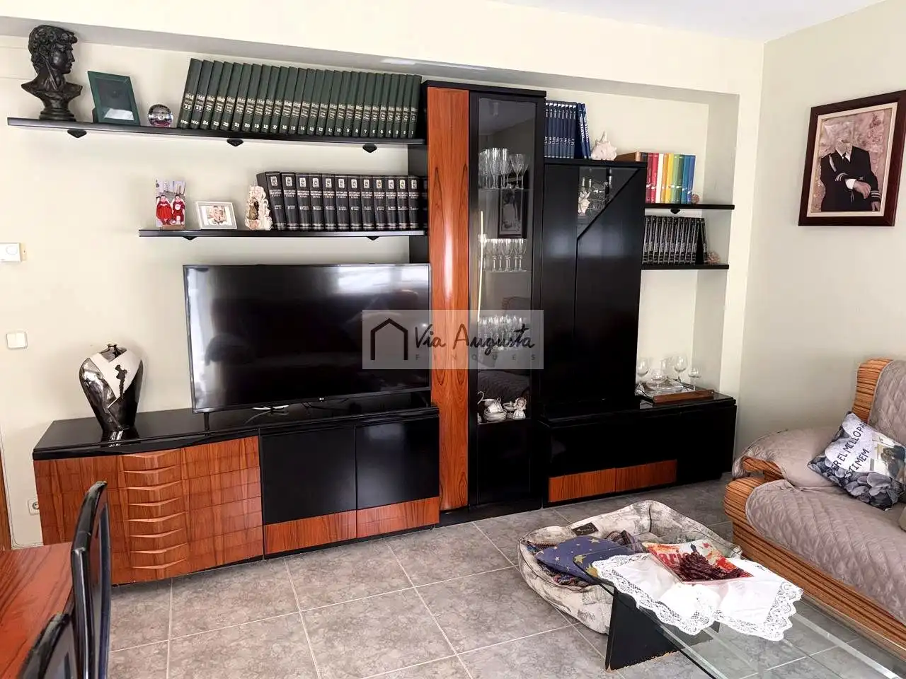 Sala de estar de Casa o chalet en venta en El Perelló con Calefacción, Terraza y Amueblado