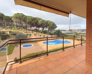 Garden of Duplex for sale in Lloret de Mar  with Air Conditioner, Heating and Parquet flooring