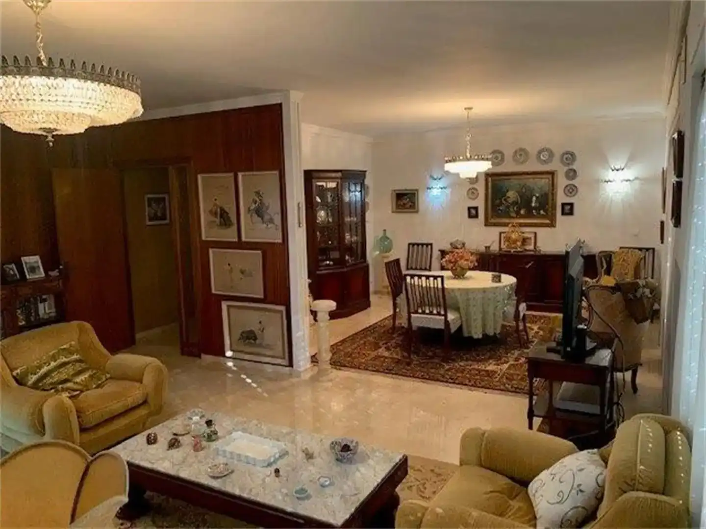 Living room of Flat for sale in Nerja  with Private garden, Storage room and Swimming Pool