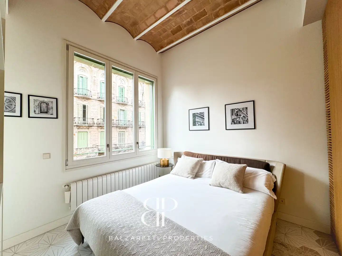 Schlafzimmer von Wohnung zur Miete in Barcelona mit Klimaanlage, Heizung und Möbliert
