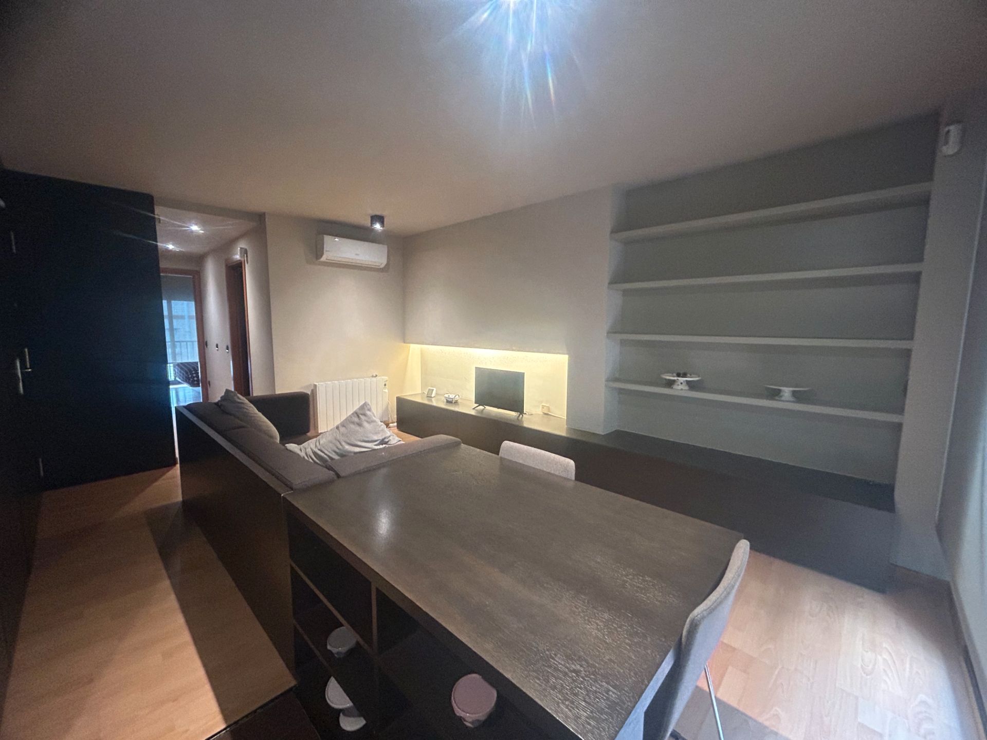 Sala d'estar de Pis en venda en Manresa amb Aire condicionat, Calefacció i Parquet