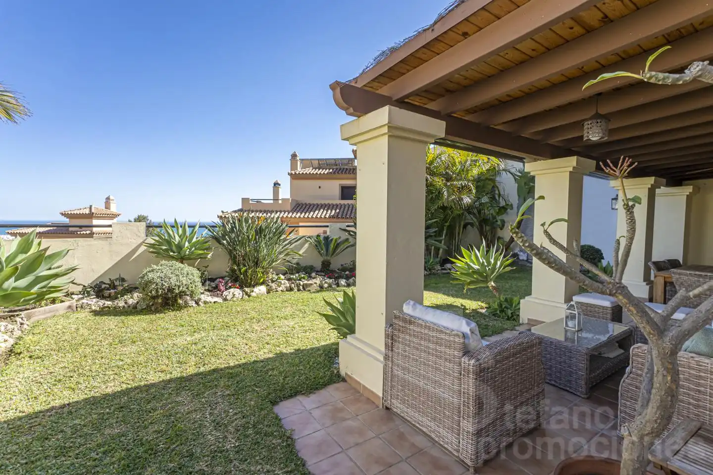 Garden of Detached homes for sale in Málaga Capital  with Air Conditioner, Private garden and Parquet flooring