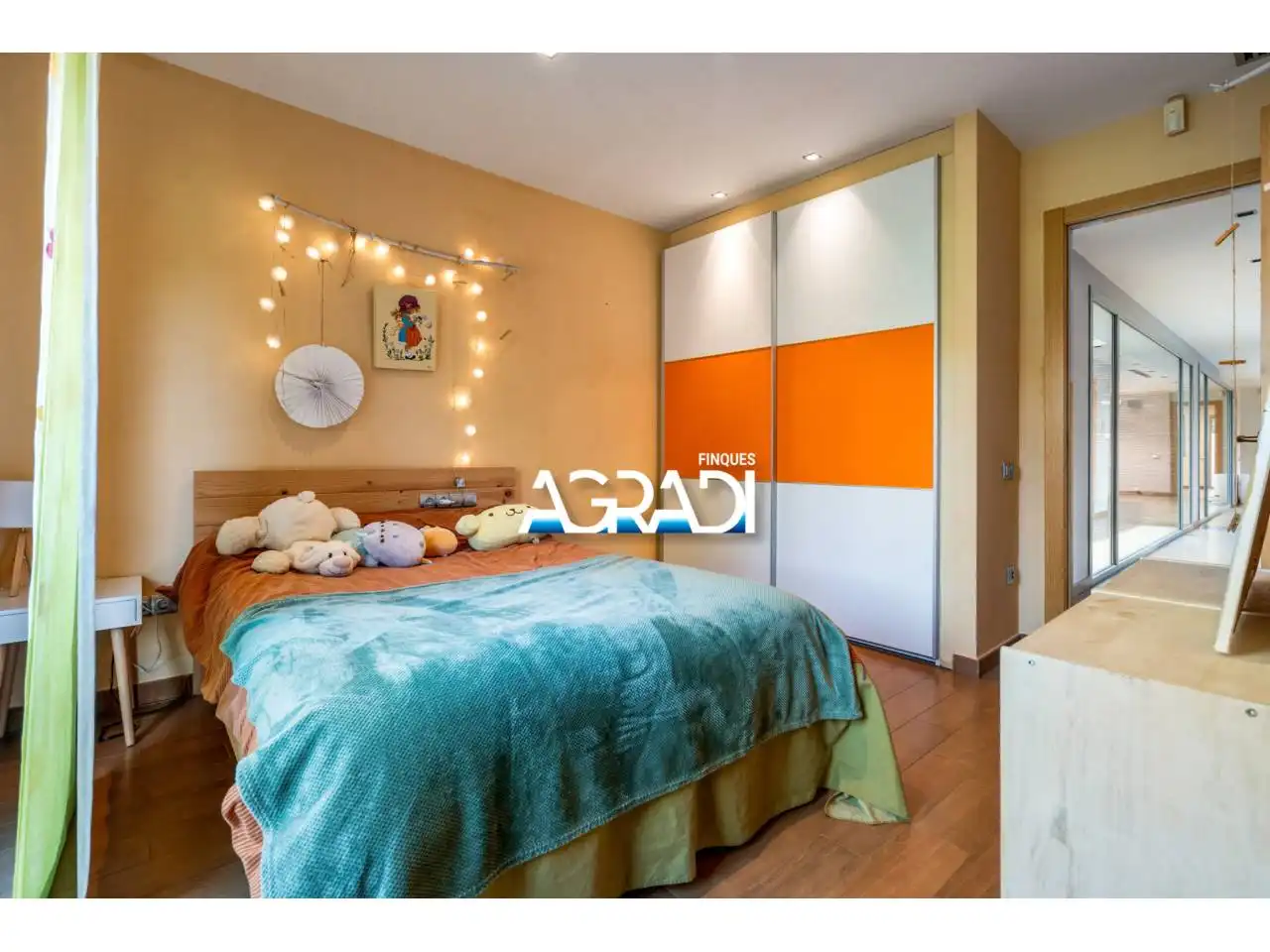 Bedroom of Houses for sale in Les Franqueses del Vallès  with Air Conditioner, Heating and Private garden