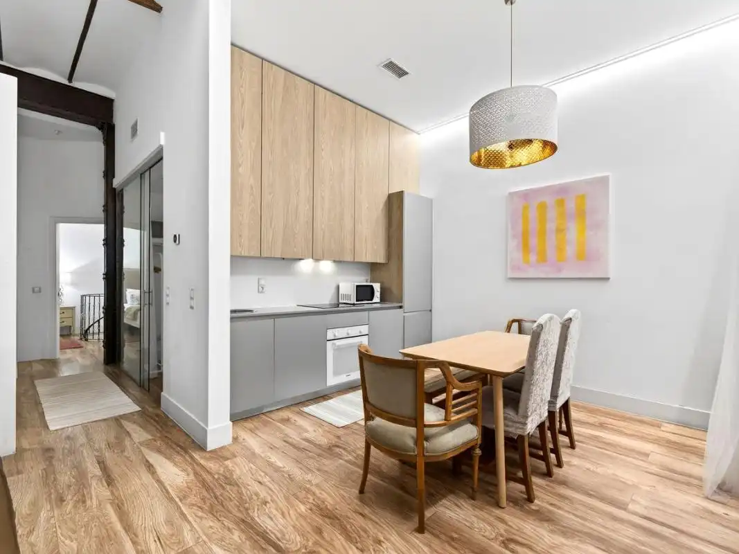 Cocina de Planta baja en venta en Madrid con Aire acondicionado, Calefacción y Amueblado