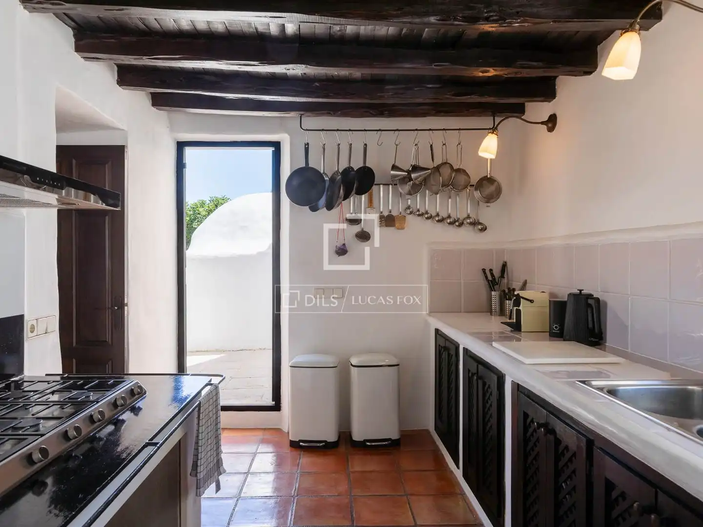 Kitchen of Country homes for sale in Santa Eulària des Riu  with Furnished