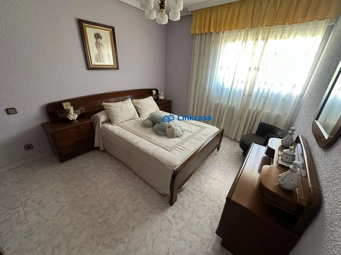 Bedroom of Flat for sale in Madrid  with Heating and Terrace