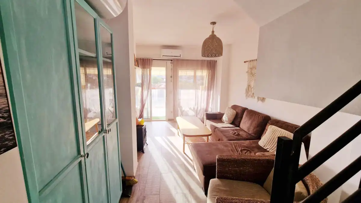 Wohnzimmer von Wohnung zur Miete in Málaga mit Klimaanlage, Terrasse und Möbliert