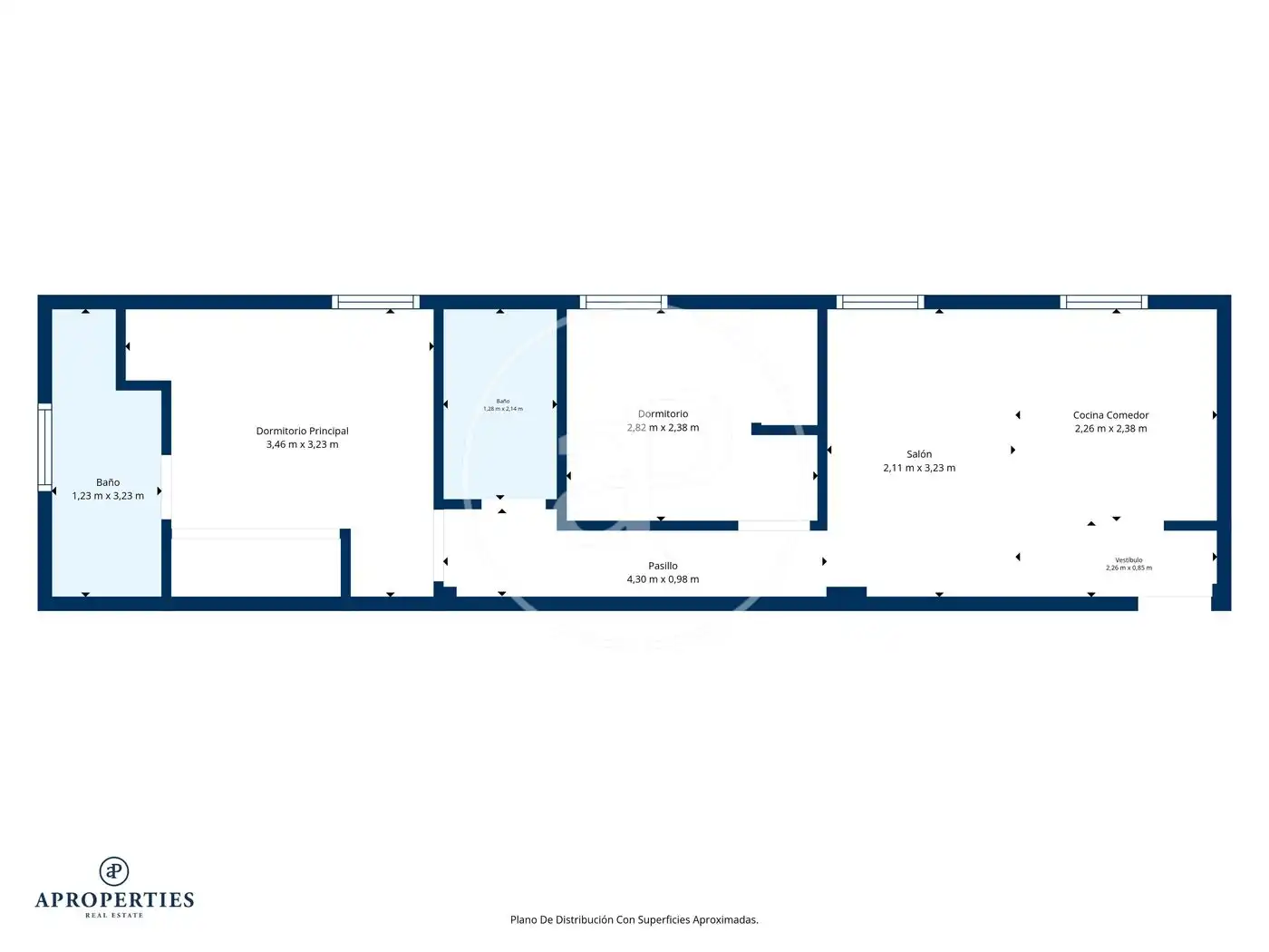 Flat for rent in Madrid  with Air Conditioner, Heating and Furnished
