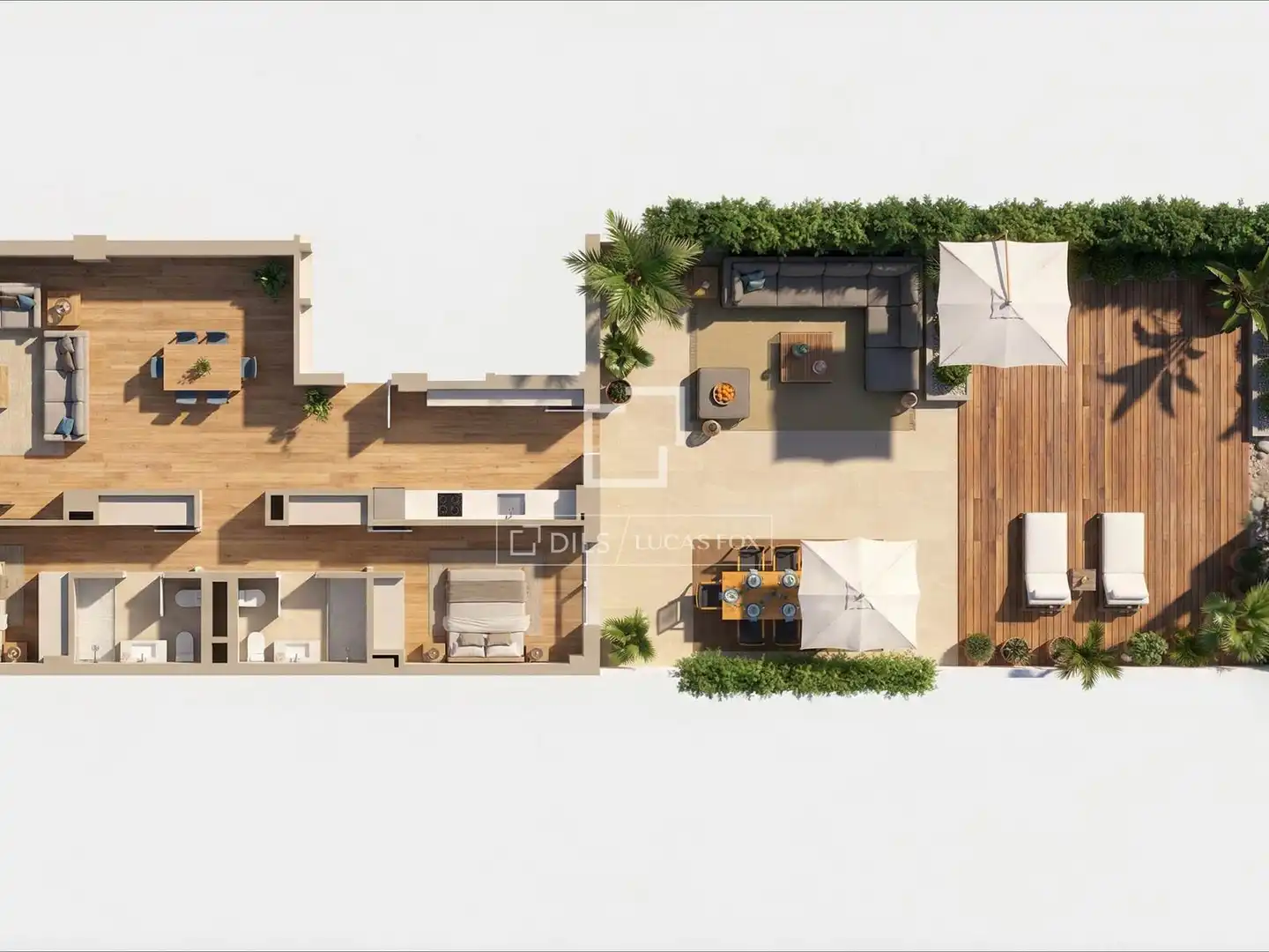 Terraza de Piso en venta en  Palma de Mallorca con Terraza y Balcón