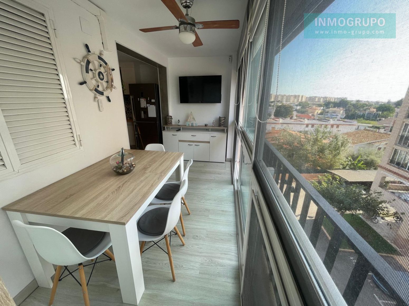 Balcony of Flat for sale in Benicasim / Benicàssim  with Air Conditioner, Heating and Private garden