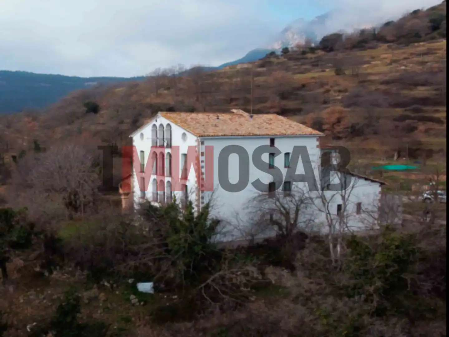 Vista exterior de Finca rústica en venda en Berga amb Jardí privat, Terrassa i Balcó