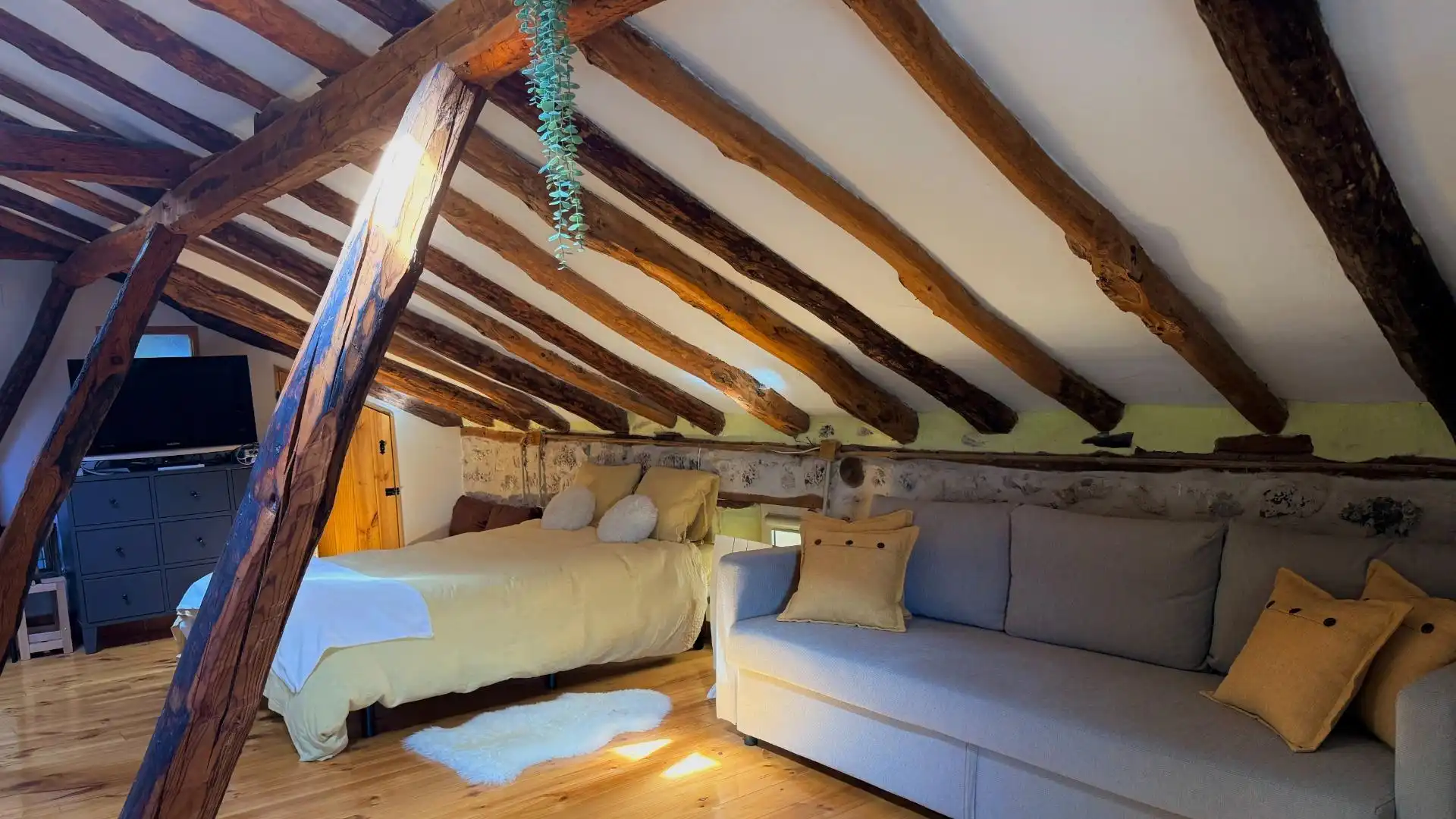 Sala de estar de Casa o chalet en venta en Cozuelos de Fuentidueña con Alarma
