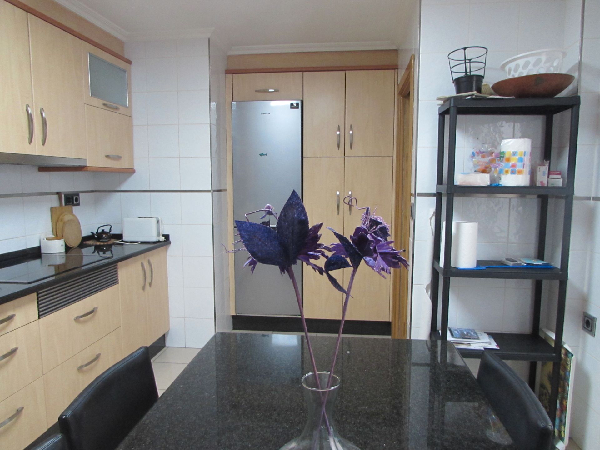 Cocina de Piso de alquiler en Arteixo con Parquet, Amueblado y Horno