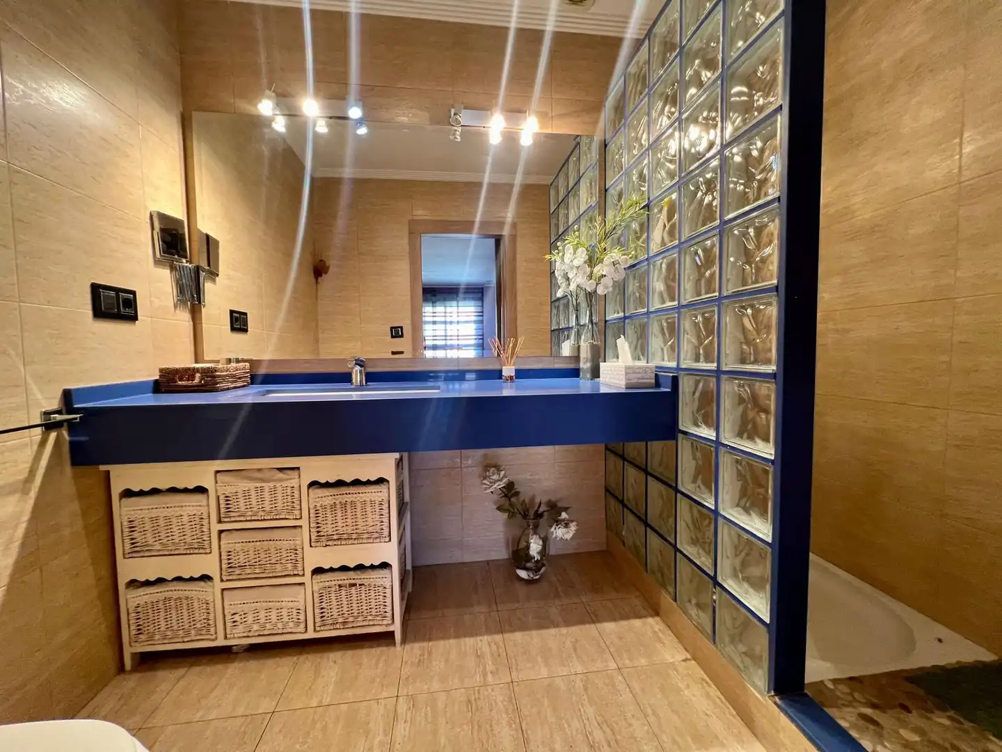 Baño de Ático de alquiler en Elche / Elx con Aire acondicionado, Calefacción y Terraza