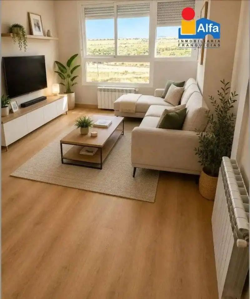 Sala de estar de Piso en venta en Cáceres con Aire acondicionado, Jardín privado y Terraza