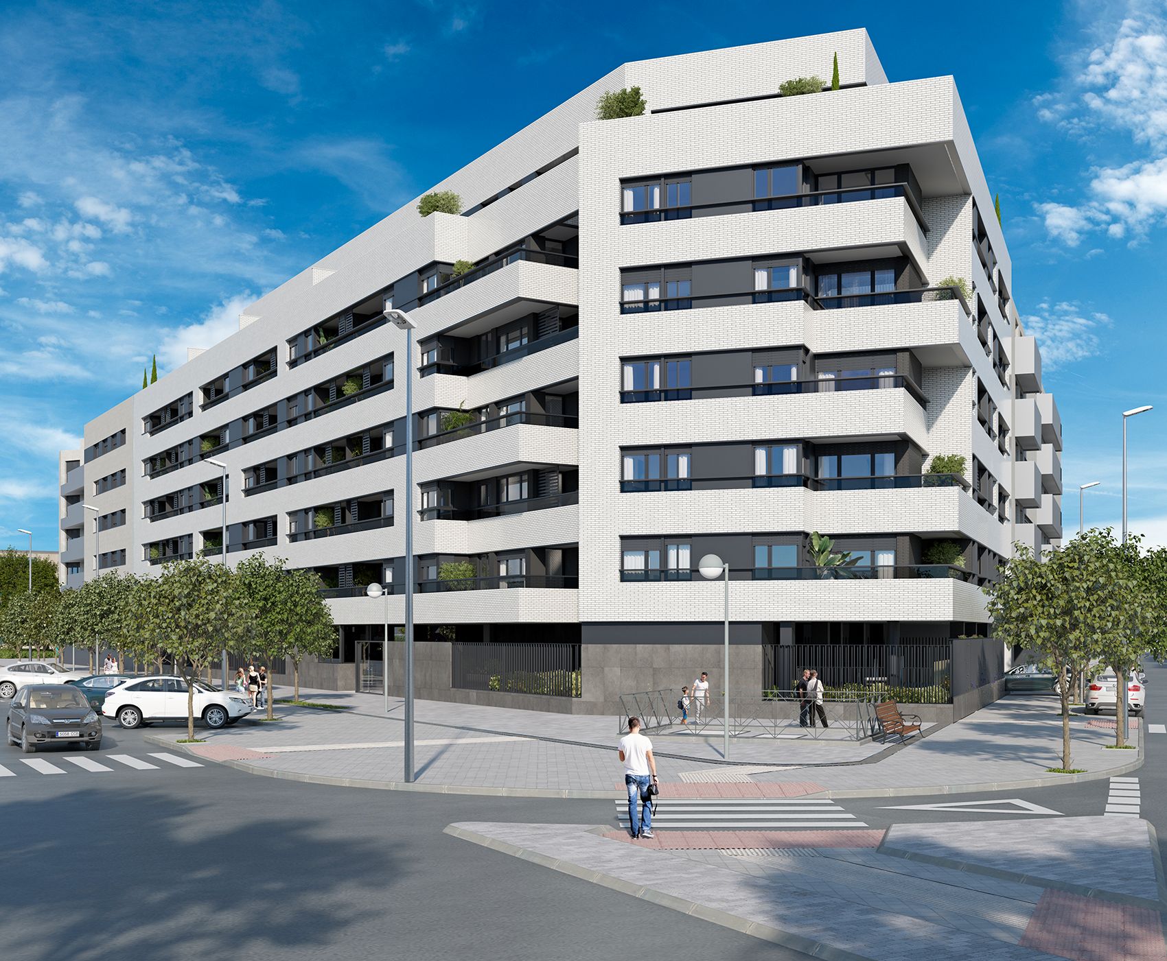 Vista exterior de Piso en venta en  Madrid Capital con Calefacción, Terraza y Trastero