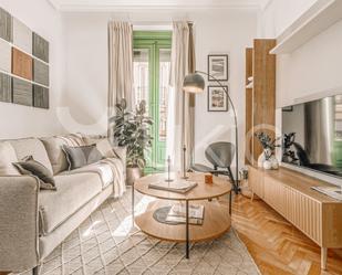 Living room of Apartment to rent in  Madrid Capital  with Air Conditioner