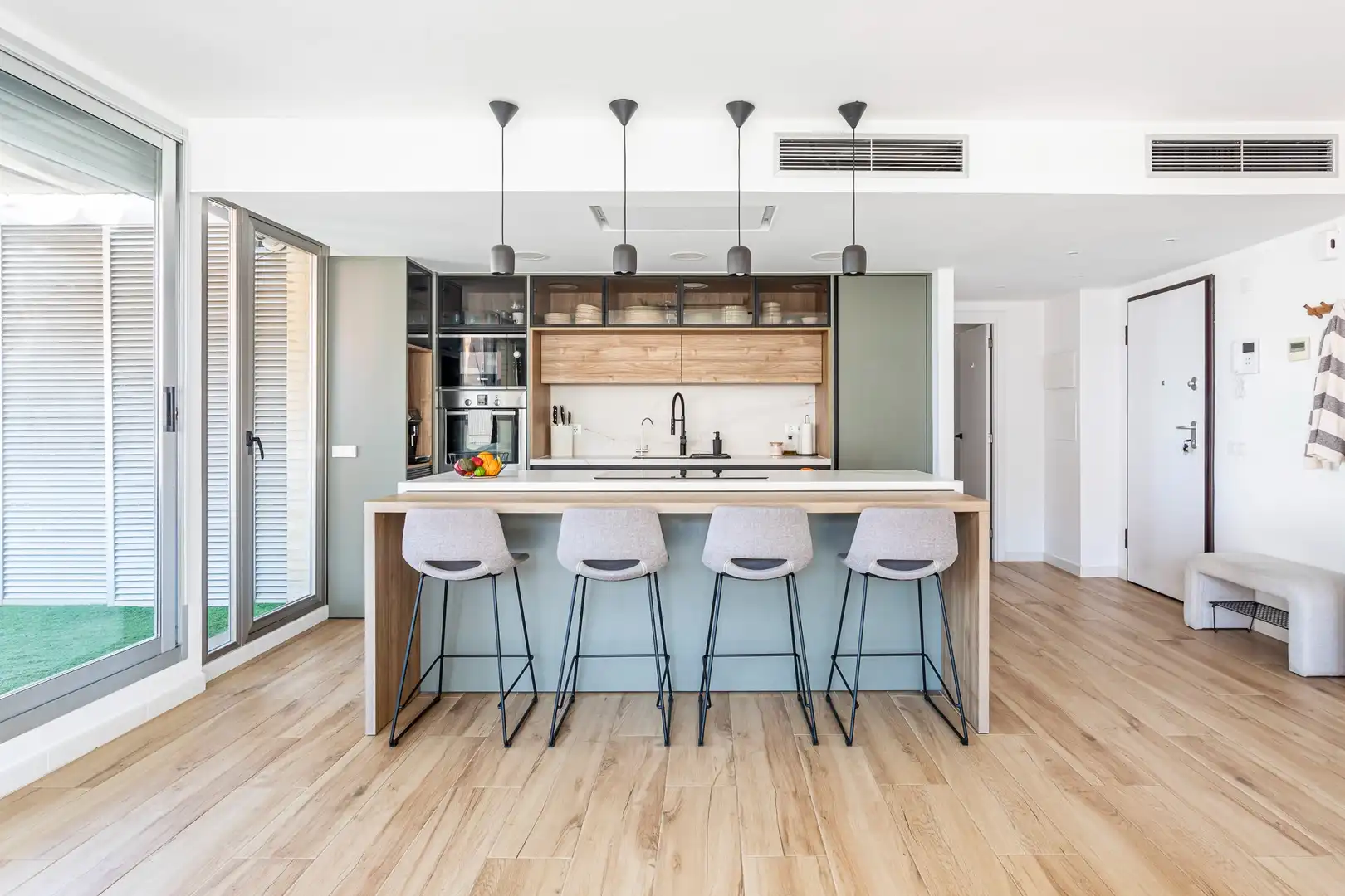 Cocina de Ático en venta en Valencia con Aire acondicionado, Calefacción y Jardín privado