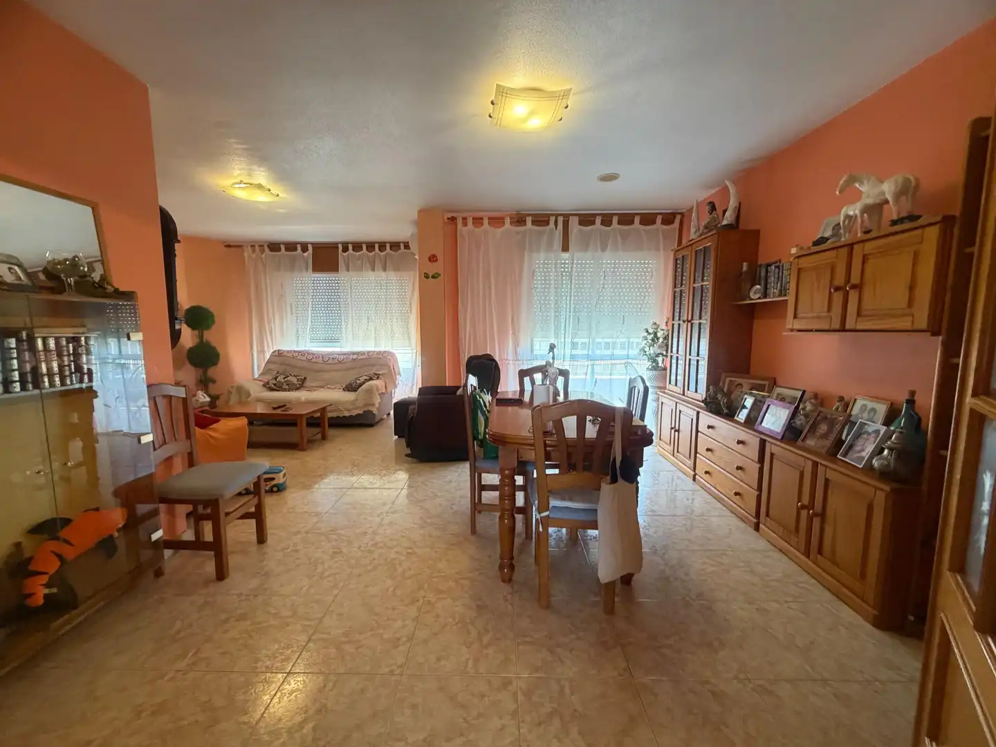Living room of Flat for sale in Águilas  with Air Conditioner, Terrace and Furnished