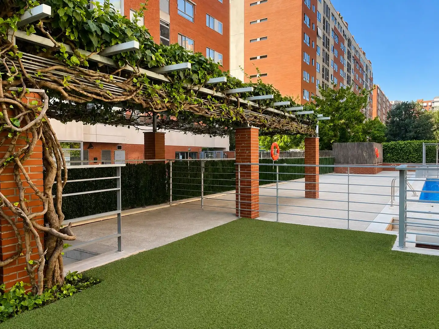 Terrace of Flat for sale in Madrid  with Air Conditioner, Private garden and Storage room