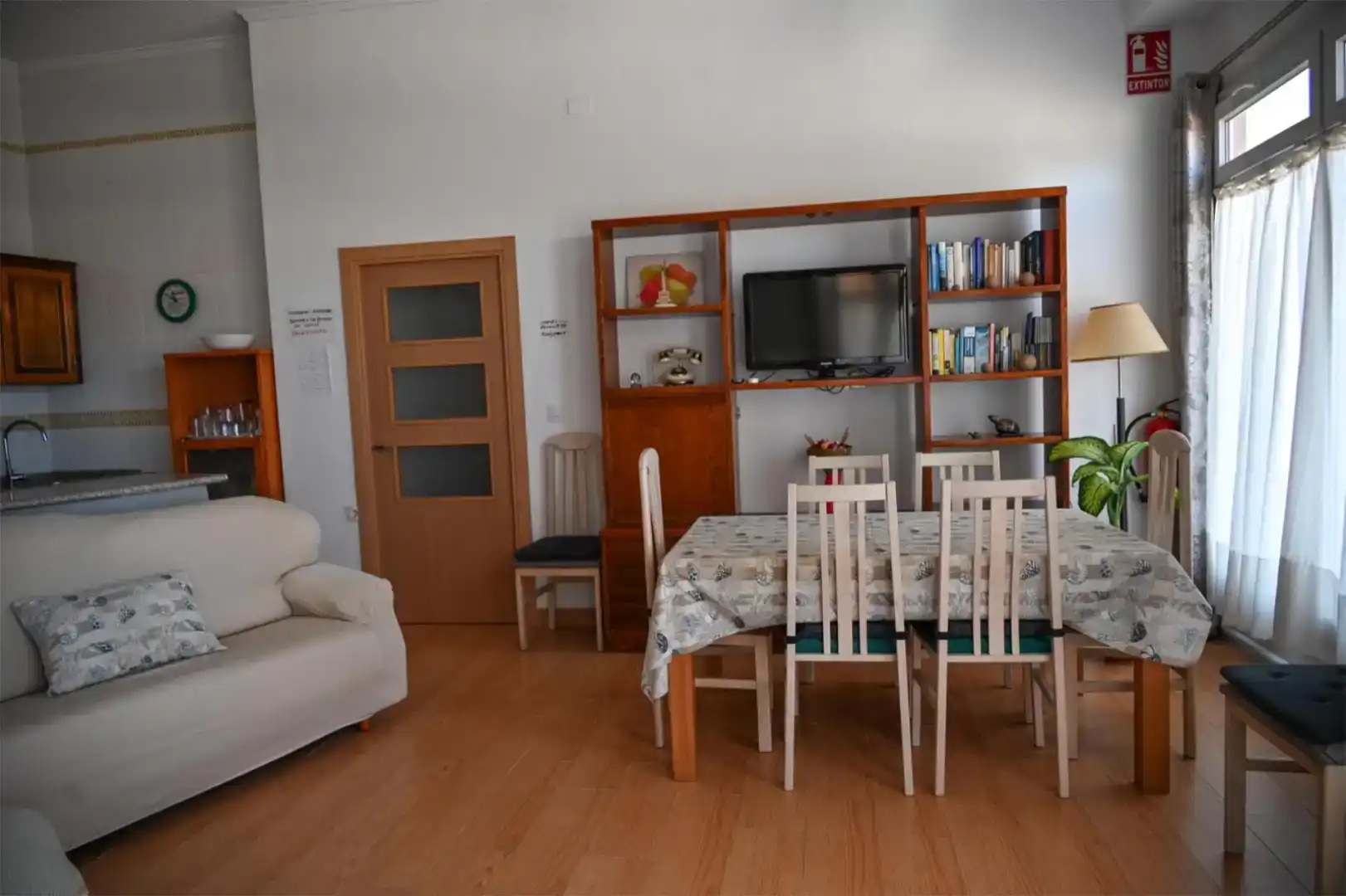 Esszimmer von Wohnung zur Miete in Cartagena mit Klimaanlage, Privatgarten und Parkett