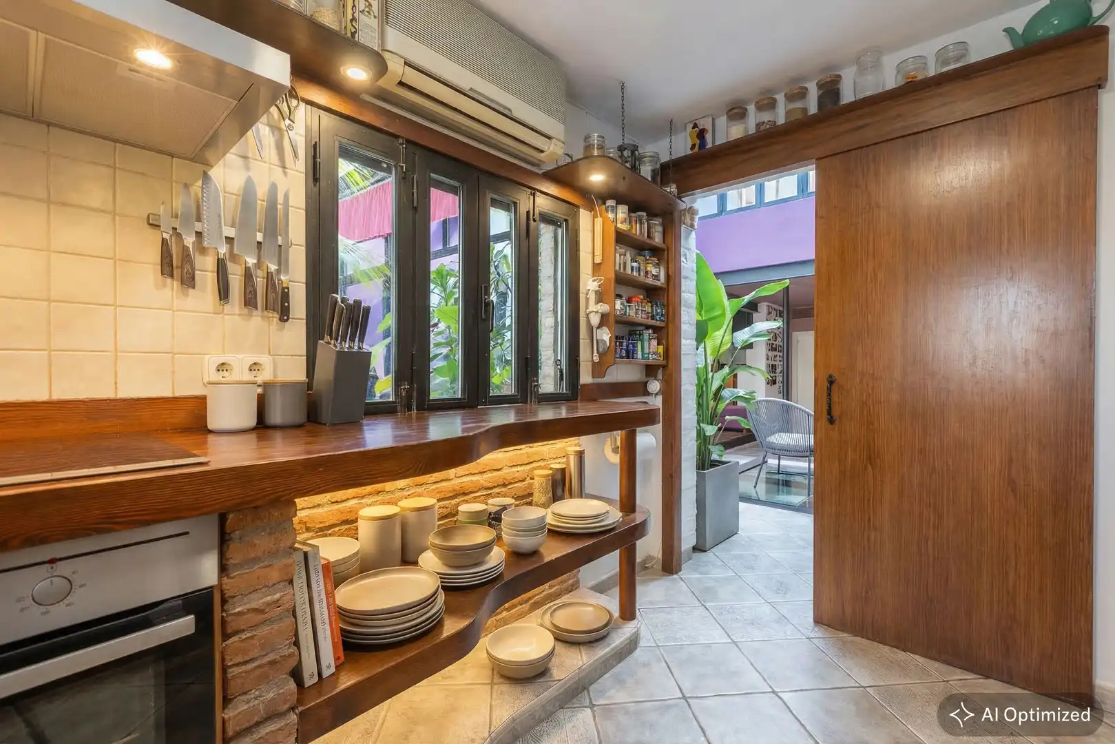 Cocina de Casa o chalet en venta en Sevilla con Aire acondicionado, Calefacción y Parquet