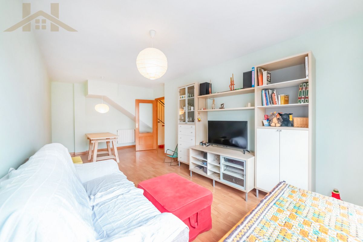 Living room of Attic for sale in Pinto  with Heating, Parquet flooring and Terrace