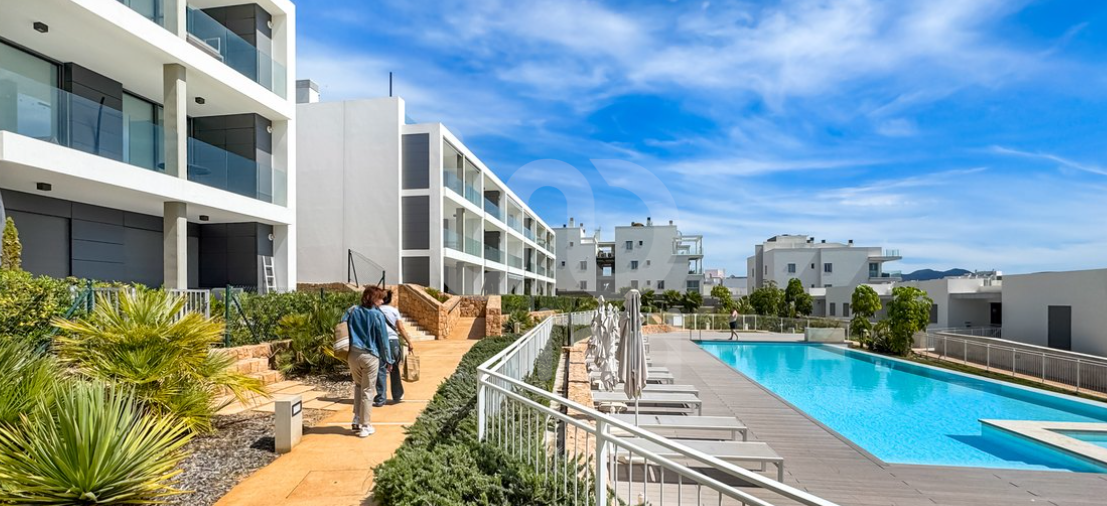 Vista exterior de Casa o xalet en venda en Sant Antoni de Portmany amb Aire condicionat, Calefacció i Terrassa