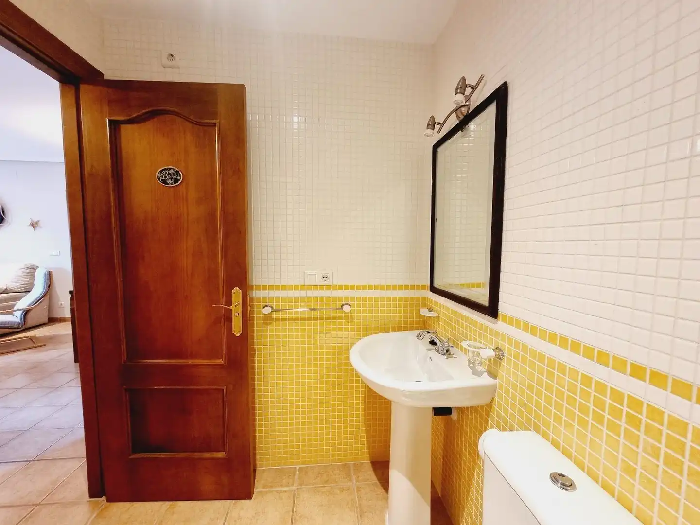 Bathroom of Flat for sale in Vera  with Air Conditioner, Terrace and Swimming Pool